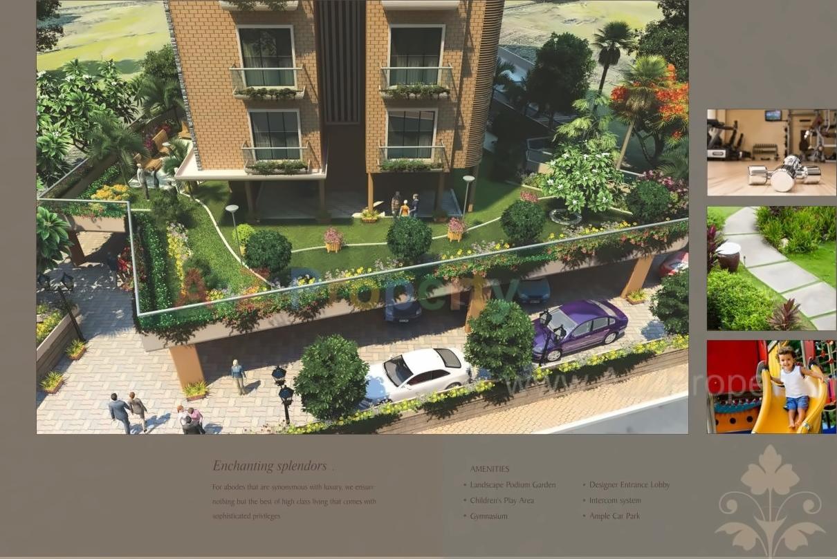 3D Elevation of real estate project Sabari Hillgrange located at Kurla, MumbaiSuburban, Maharashtra