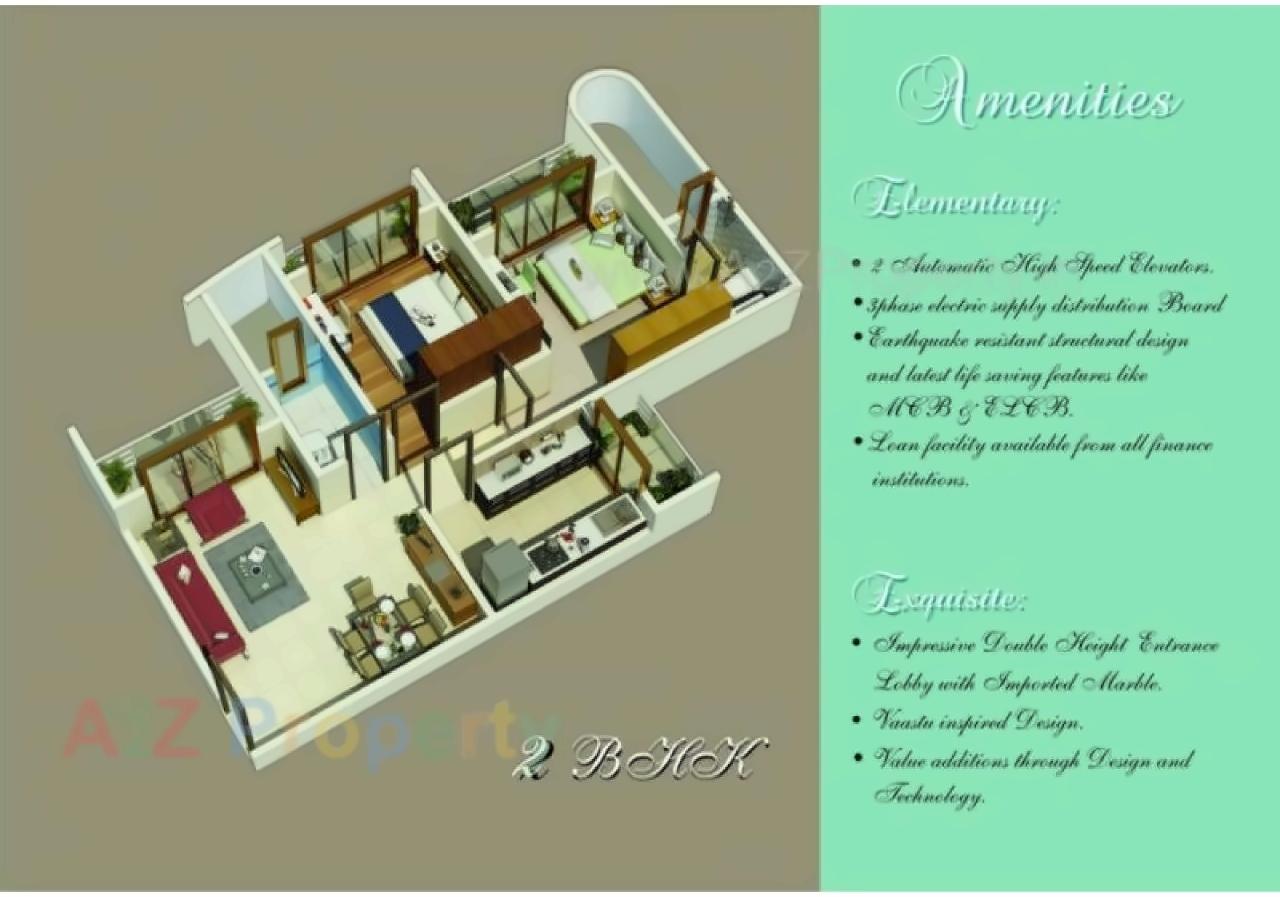 Layout of real estate project Sabari Shaan located at Kurla, MumbaiSuburban, Maharashtra