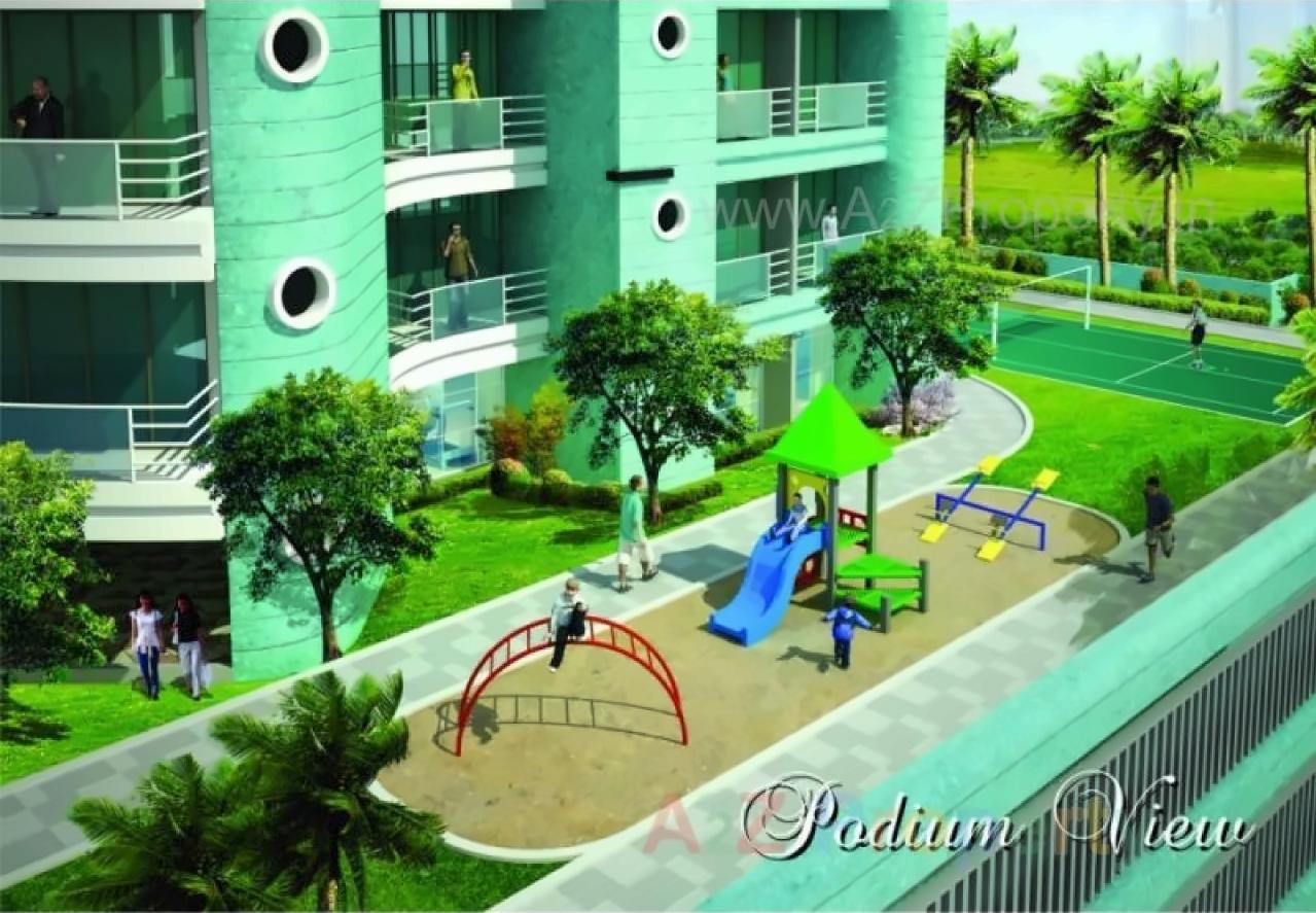 3D Elevation of real estate project Sabari Shaan located at Kurla, MumbaiSuburban, Maharashtra