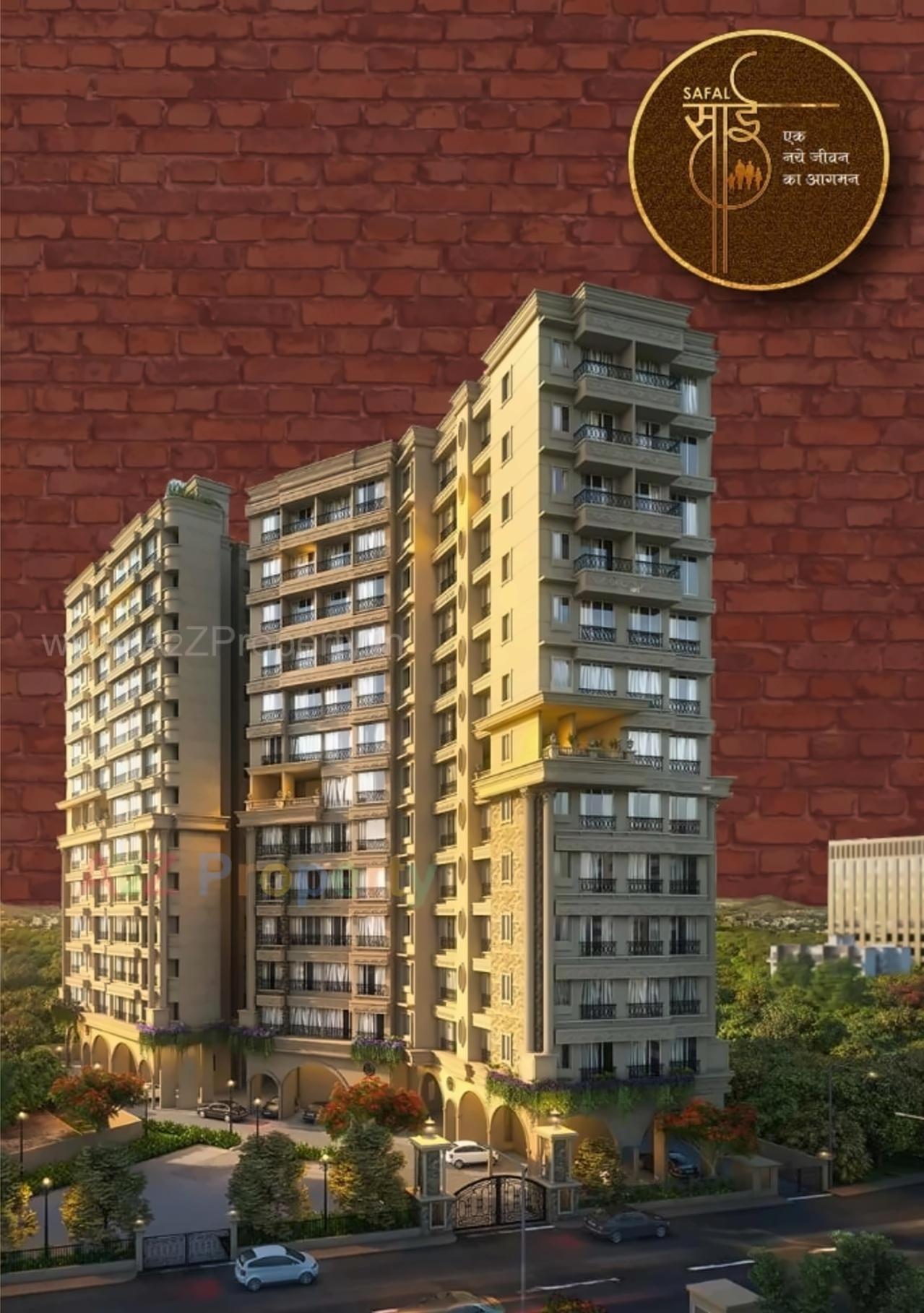 3D Elevation of real estate project Safal Sai located at Kurla, MumbaiSuburban, Maharashtra