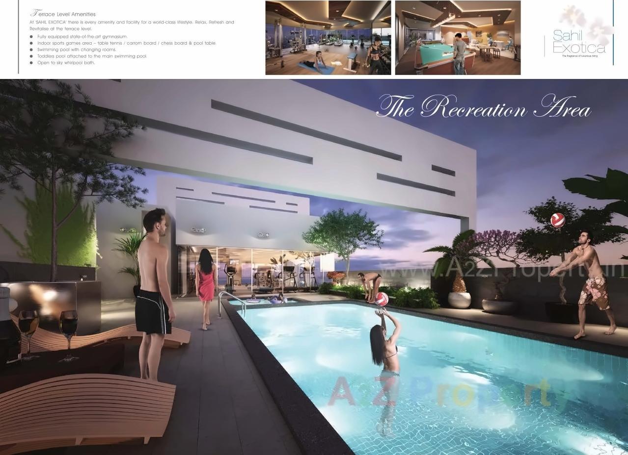 3D Elevation of real estate project Sahil Exotica located at Andheri, MumbaiSuburban, Maharashtra