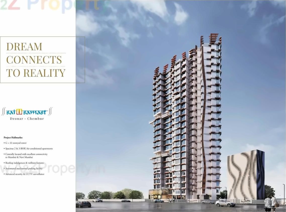 3D Elevation of real estate project Sai Samast located at Kurla, MumbaiSuburban, Maharashtra