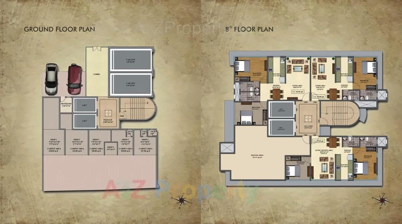 Layout of real estate project Sai Symphony located at Kurla, MumbaiSuburban, Maharashtra