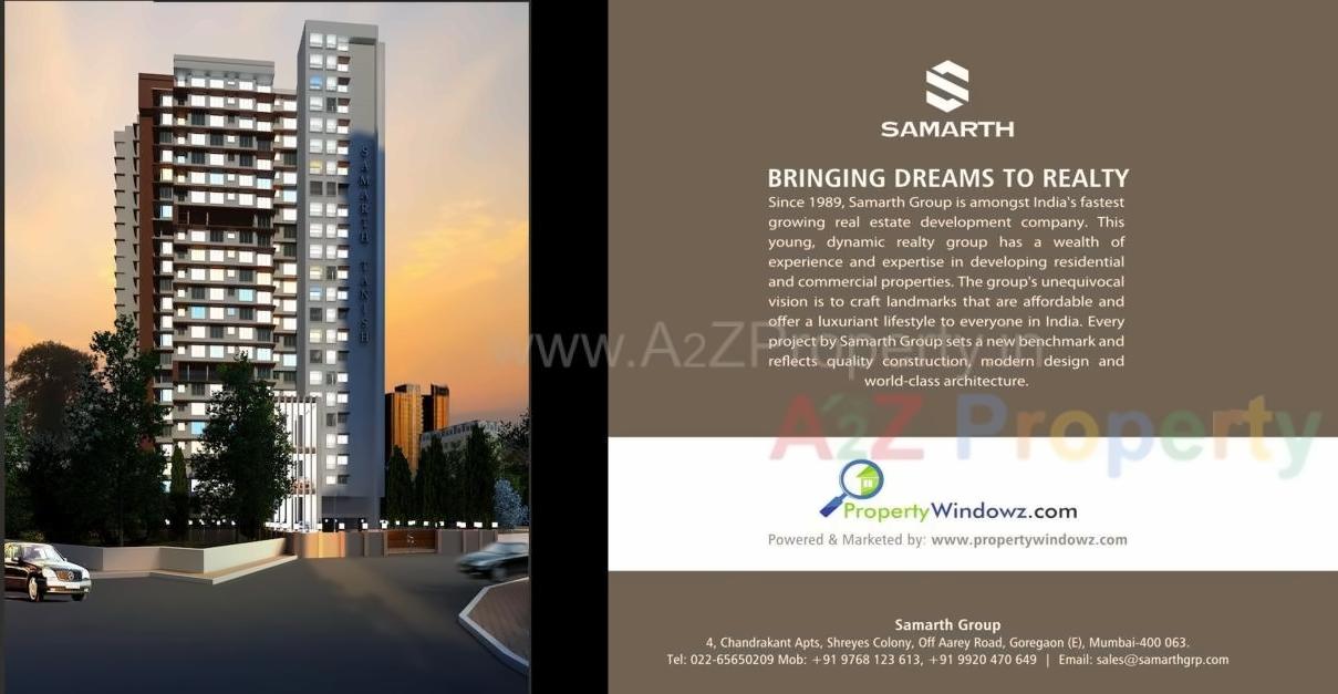 3D Elevation of real estate project Samarth Tanish located at Borivali, MumbaiSuburban, Maharashtra