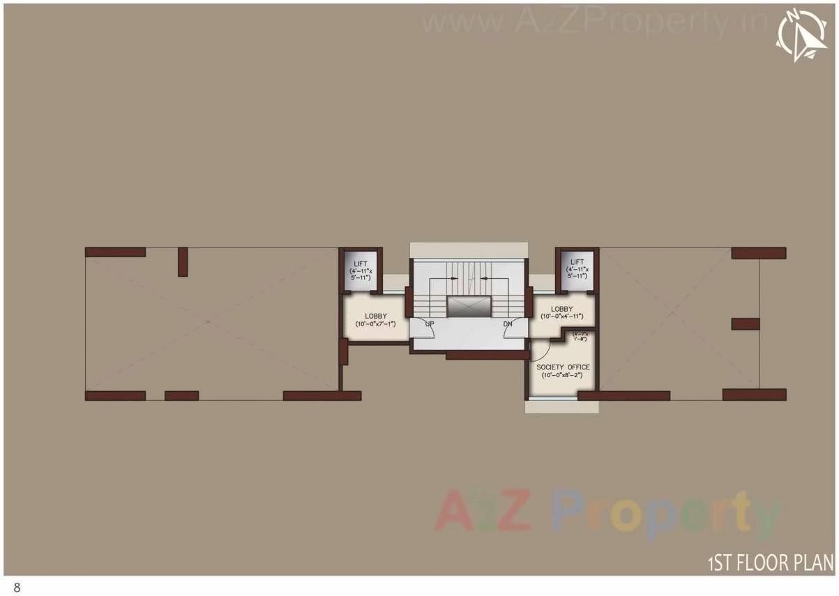Layout of real estate project Samta located at Borivali, MumbaiSuburban, Maharashtra
