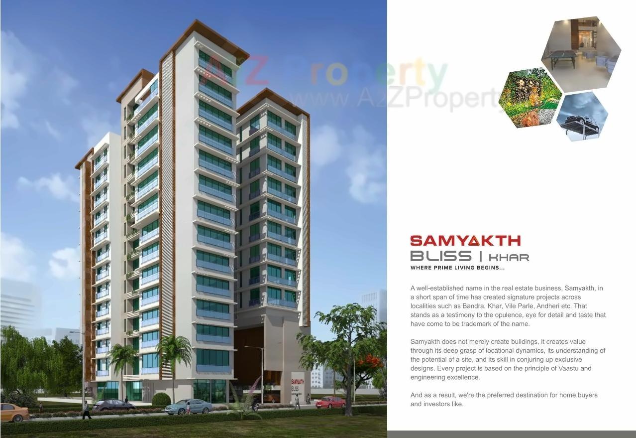 3D Elevation of real estate project Samyakth Bliss Tower located at Andheri, MumbaiSuburban, Maharashtra