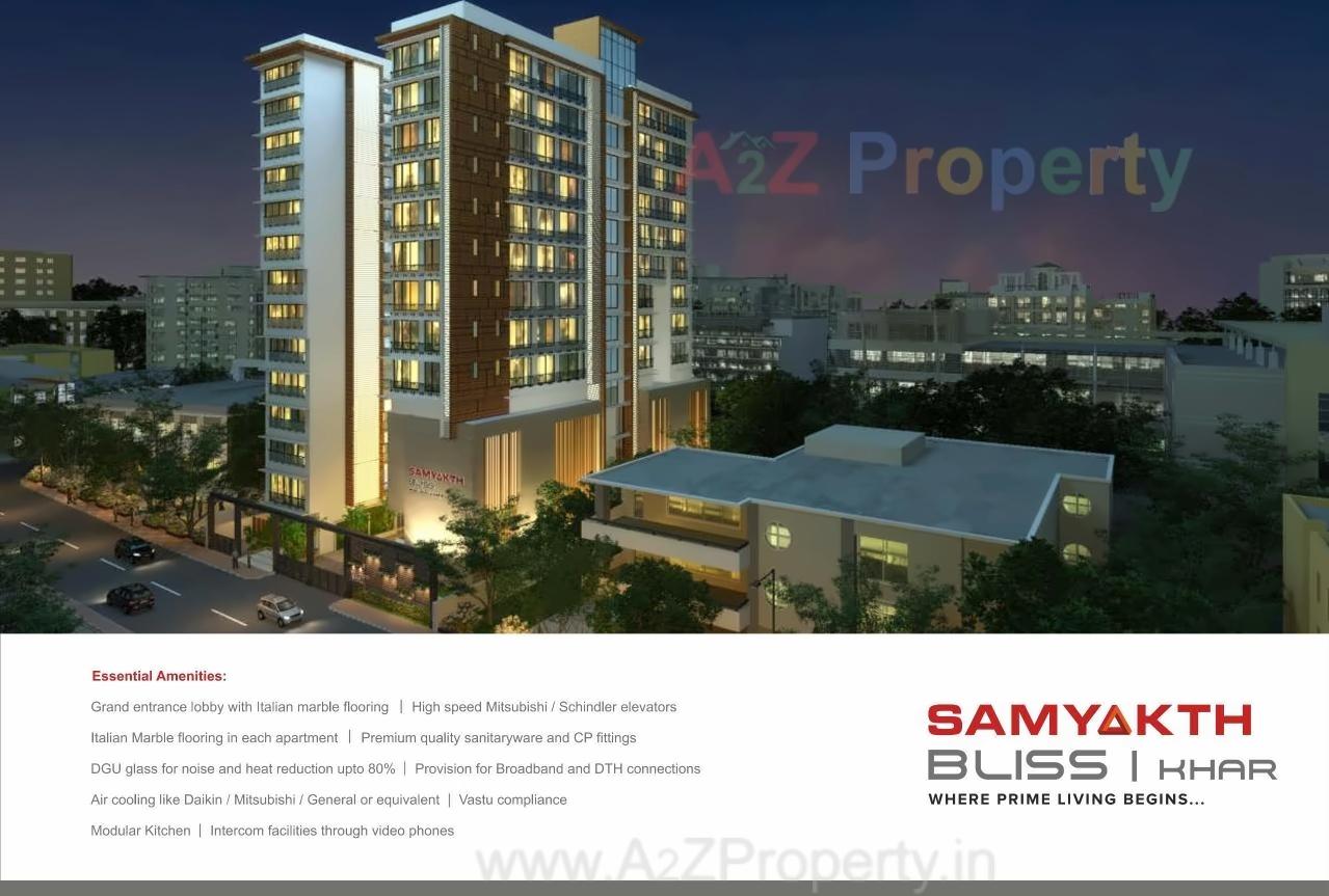3D Elevation of real estate project Samyakth Bliss Tower located at Andheri, MumbaiSuburban, Maharashtra