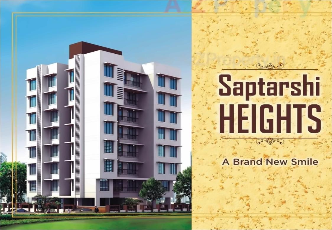 3D Elevation of real estate project Saptarshi Heights located at Borivali, MumbaiSuburban, Maharashtra