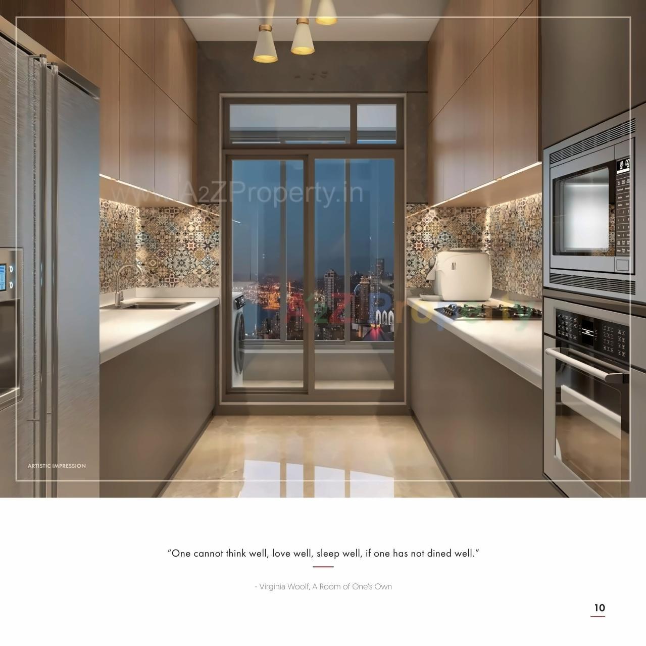 3D Elevation of real estate project Satellite Glory located at Andheri, MumbaiSuburban, Maharashtra