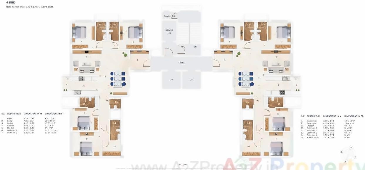 Layout of real estate project Satellite Glory located at Andheri, MumbaiSuburban, Maharashtra
