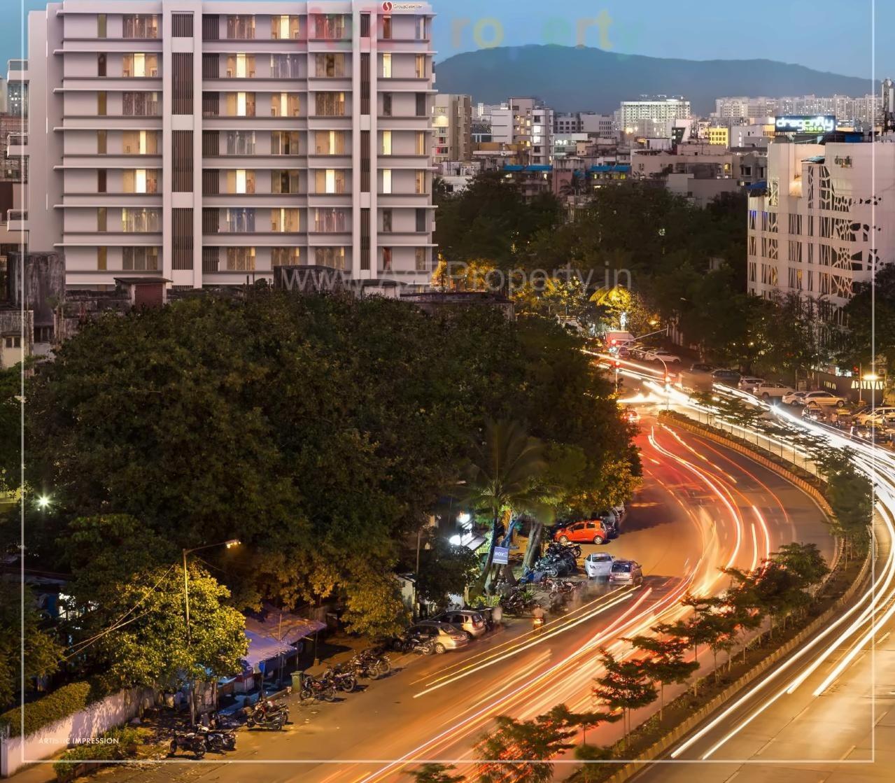 3D Elevation of real estate project Satellite Glory located at Andheri, MumbaiSuburban, Maharashtra