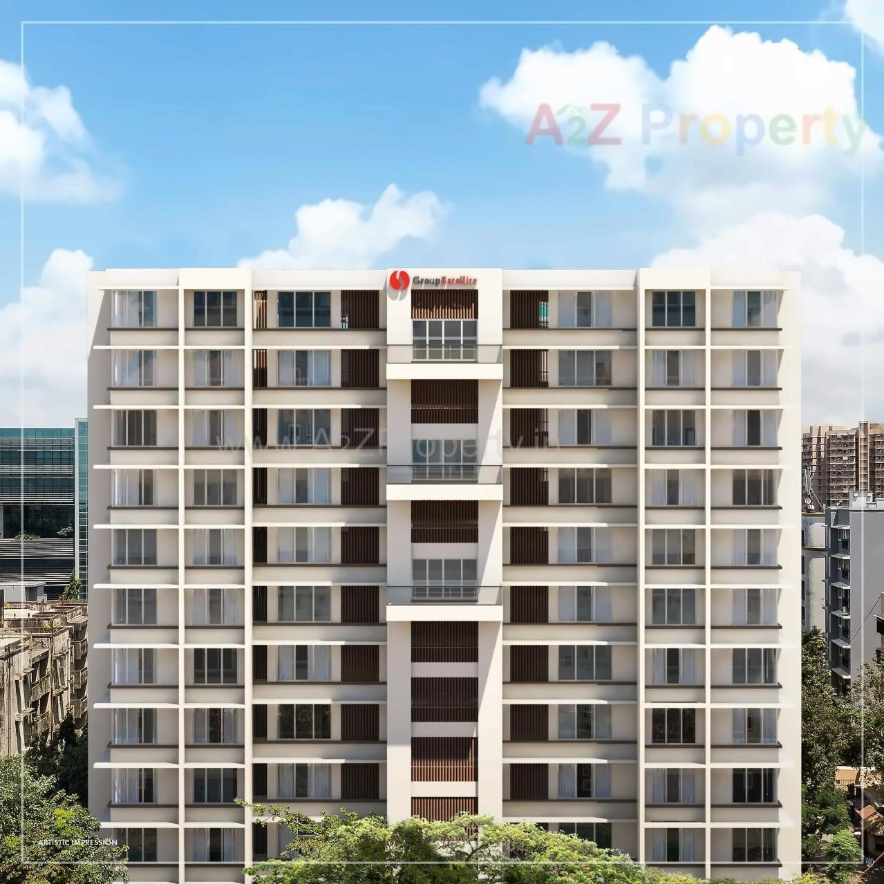 3D Elevation of real estate project Satellite Glory located at Andheri, MumbaiSuburban, Maharashtra