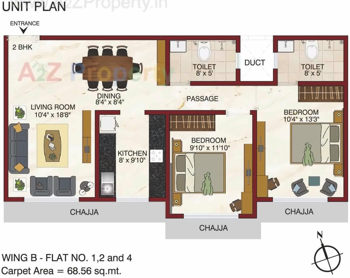 Layout of real estate project Satra Harmony located at Kurla, MumbaiSuburban, Maharashtra