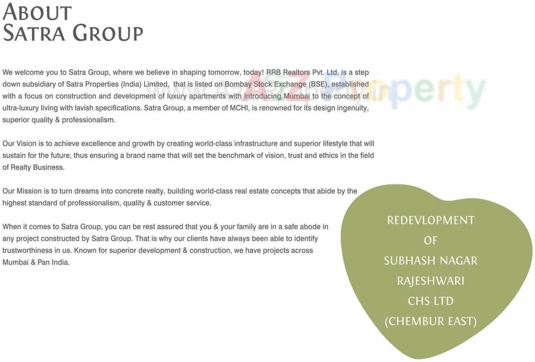  of real estate project Satra Harmony located at Kurla, MumbaiSuburban, Maharashtra