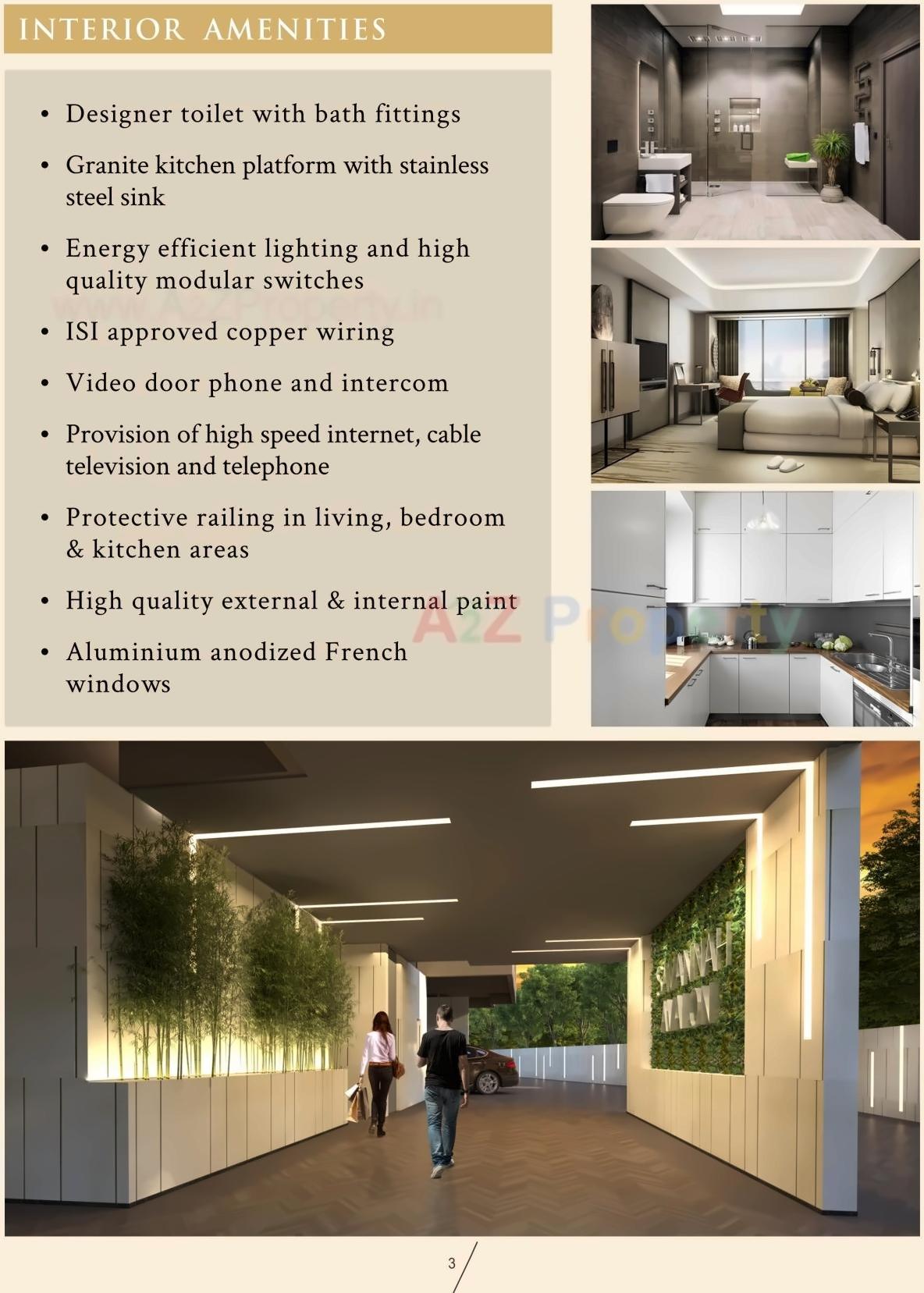 3D Elevation of real estate project Savannah Avalon located at Andheri, MumbaiSuburban, Maharashtra