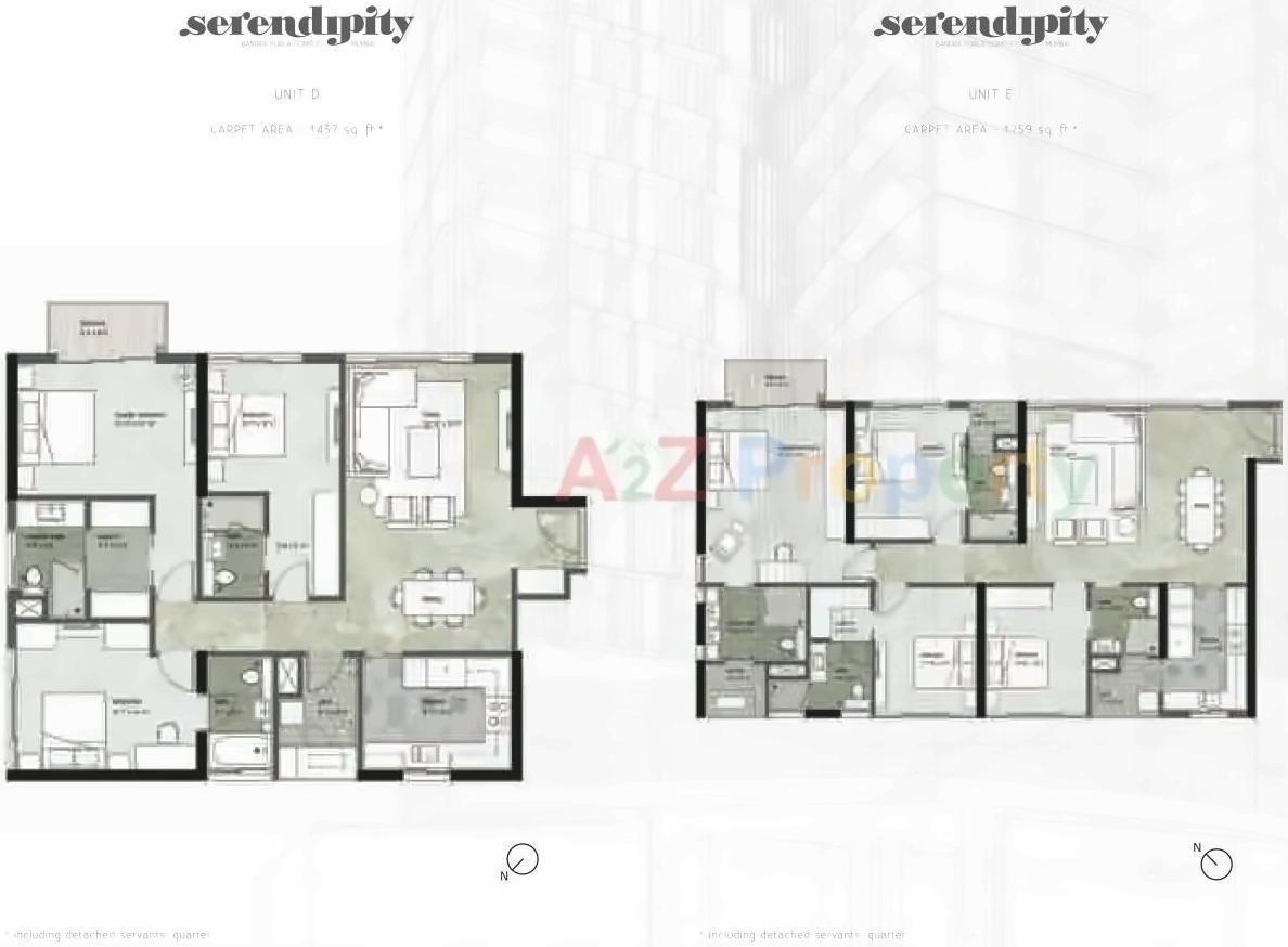 Layout of real estate project Serendipity At Bkc located at Andheri, MumbaiSuburban, Maharashtra