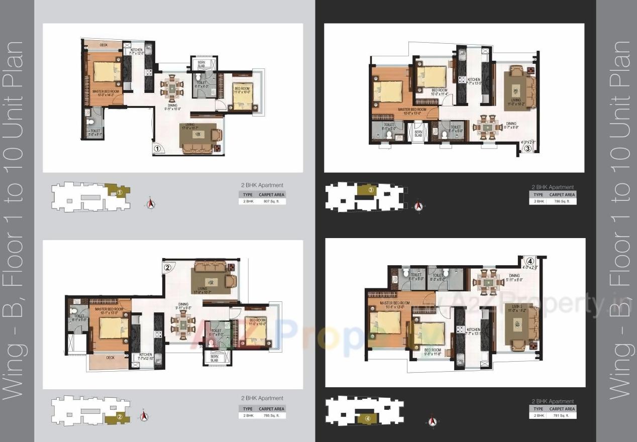 Layout of real estate project Serenity Heights located at Kurla, MumbaiSuburban, Maharashtra