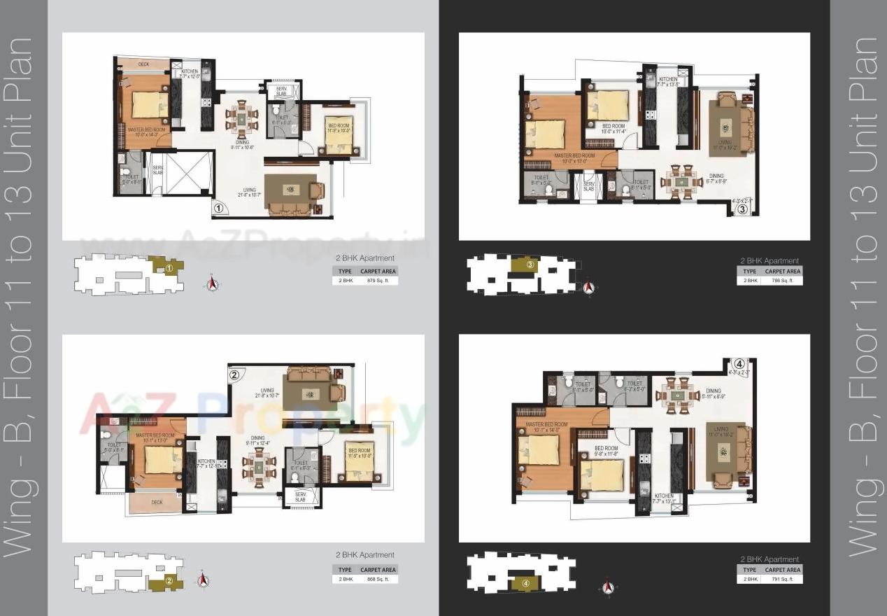 Layout of real estate project Serenity Heights located at Kurla, MumbaiSuburban, Maharashtra