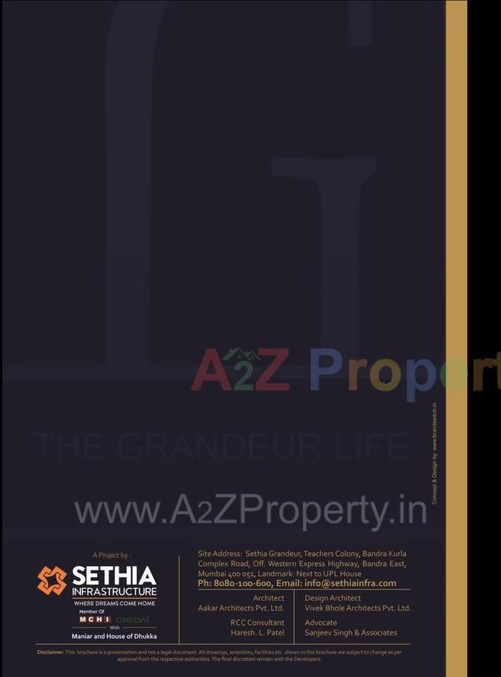  of real estate project Sethia Grandeur located at Andheri, MumbaiSuburban, Maharashtra
