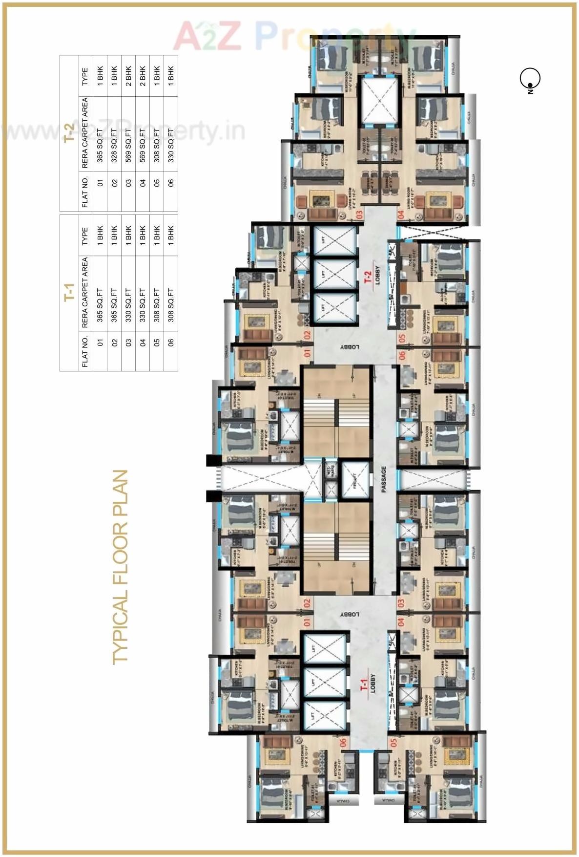 Layout of real estate project Sethia Imperial Avenue located at Borivali, MumbaiSuburban, Maharashtra