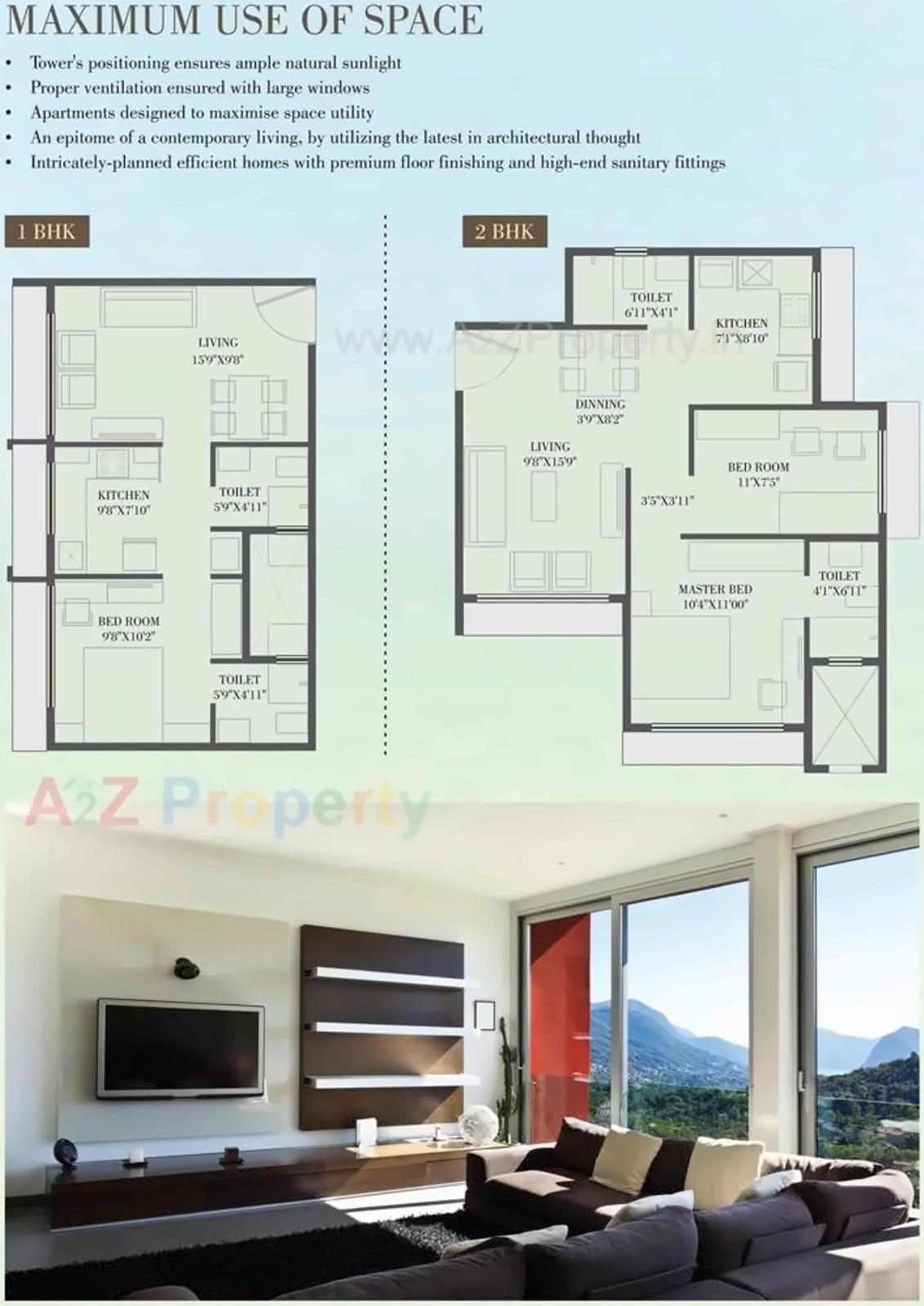 Layout of real estate project Shivam Aspire located at Borivali, MumbaiSuburban, Maharashtra