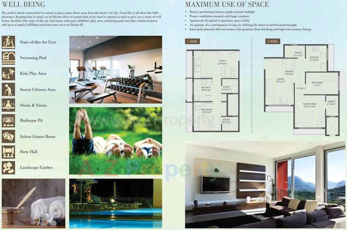Layout of real estate project Shivam Aspire located at Borivali, MumbaiSuburban, Maharashtra