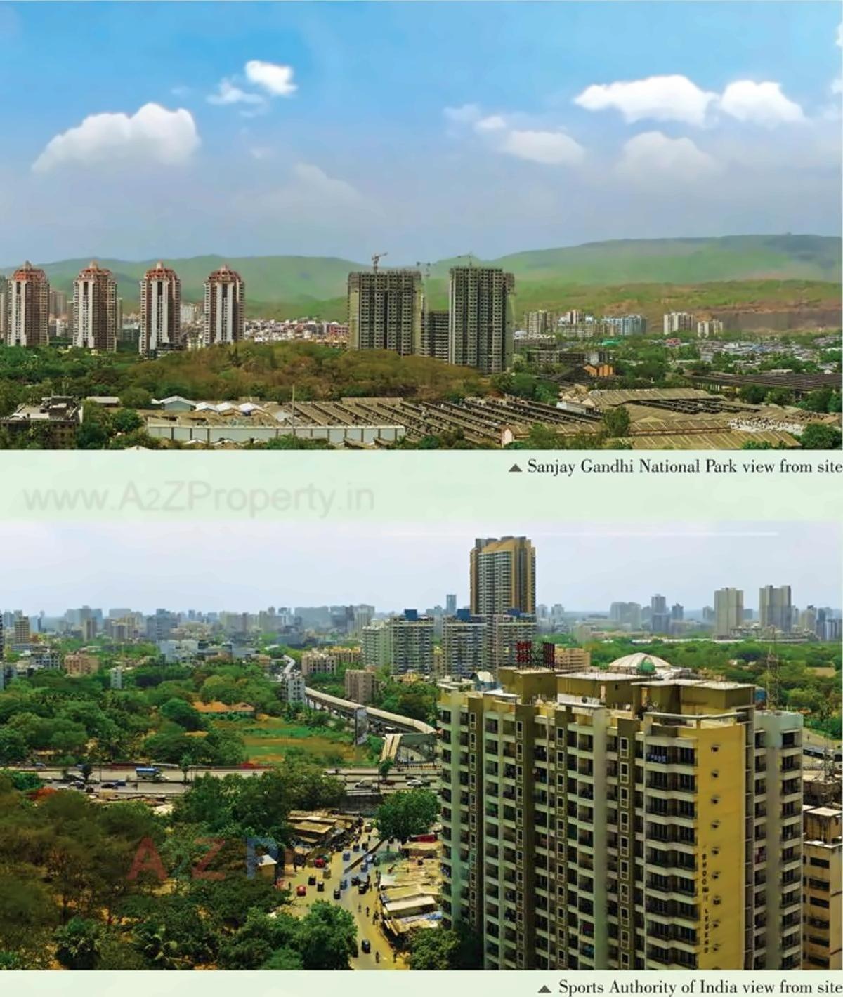 3D Elevation of real estate project Shivam Aspire located at Borivali, MumbaiSuburban, Maharashtra