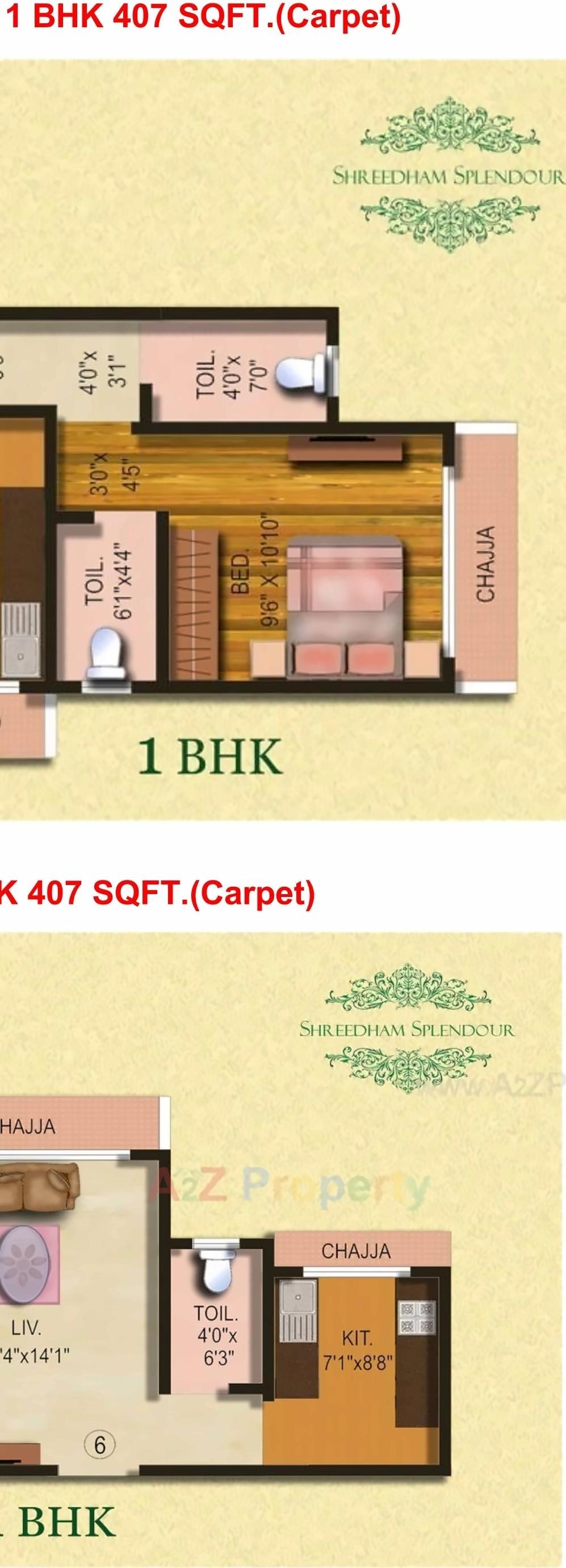 Layout of real estate project Shreedham Splendour located at Andheri, MumbaiSuburban, Maharashtra