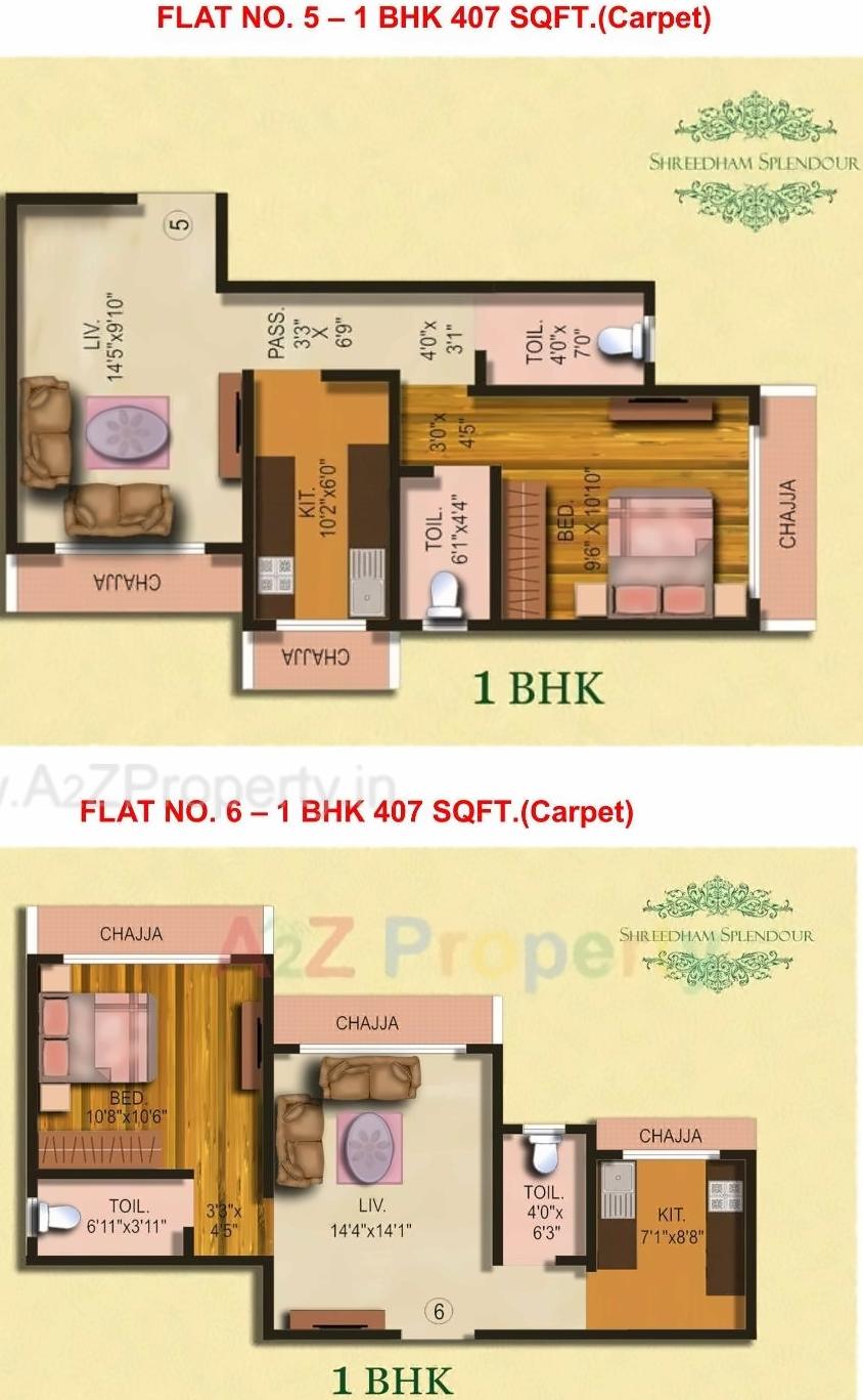 Layout of real estate project Shreedham Splendour located at Andheri, MumbaiSuburban, Maharashtra