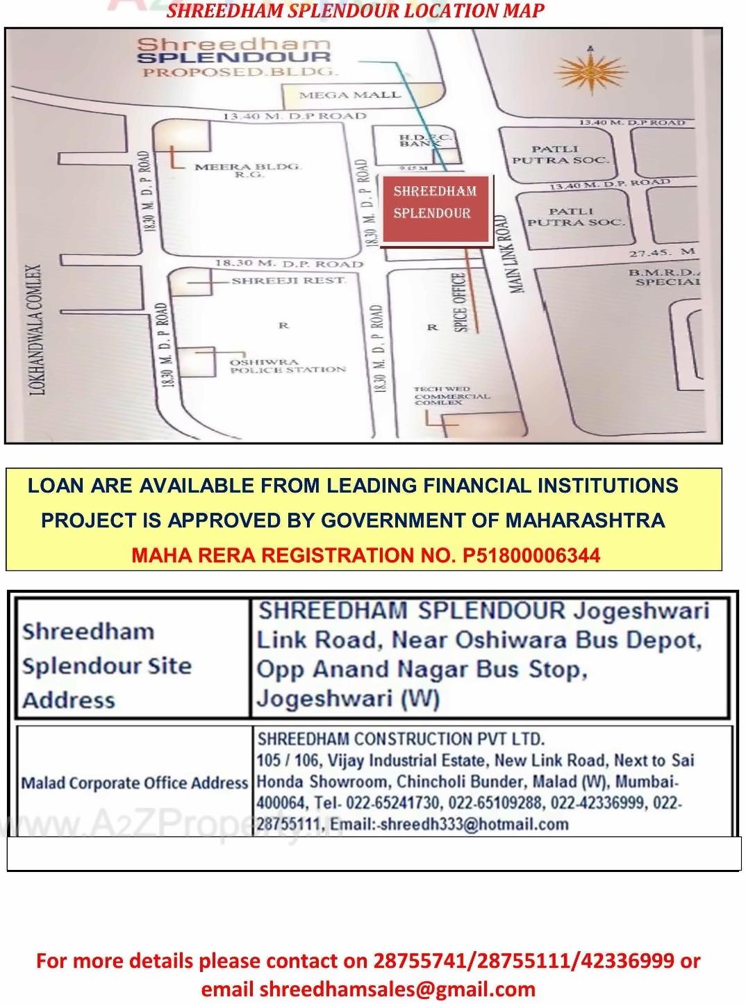  of real estate project Shreedham Splendour located at Andheri, MumbaiSuburban, Maharashtra