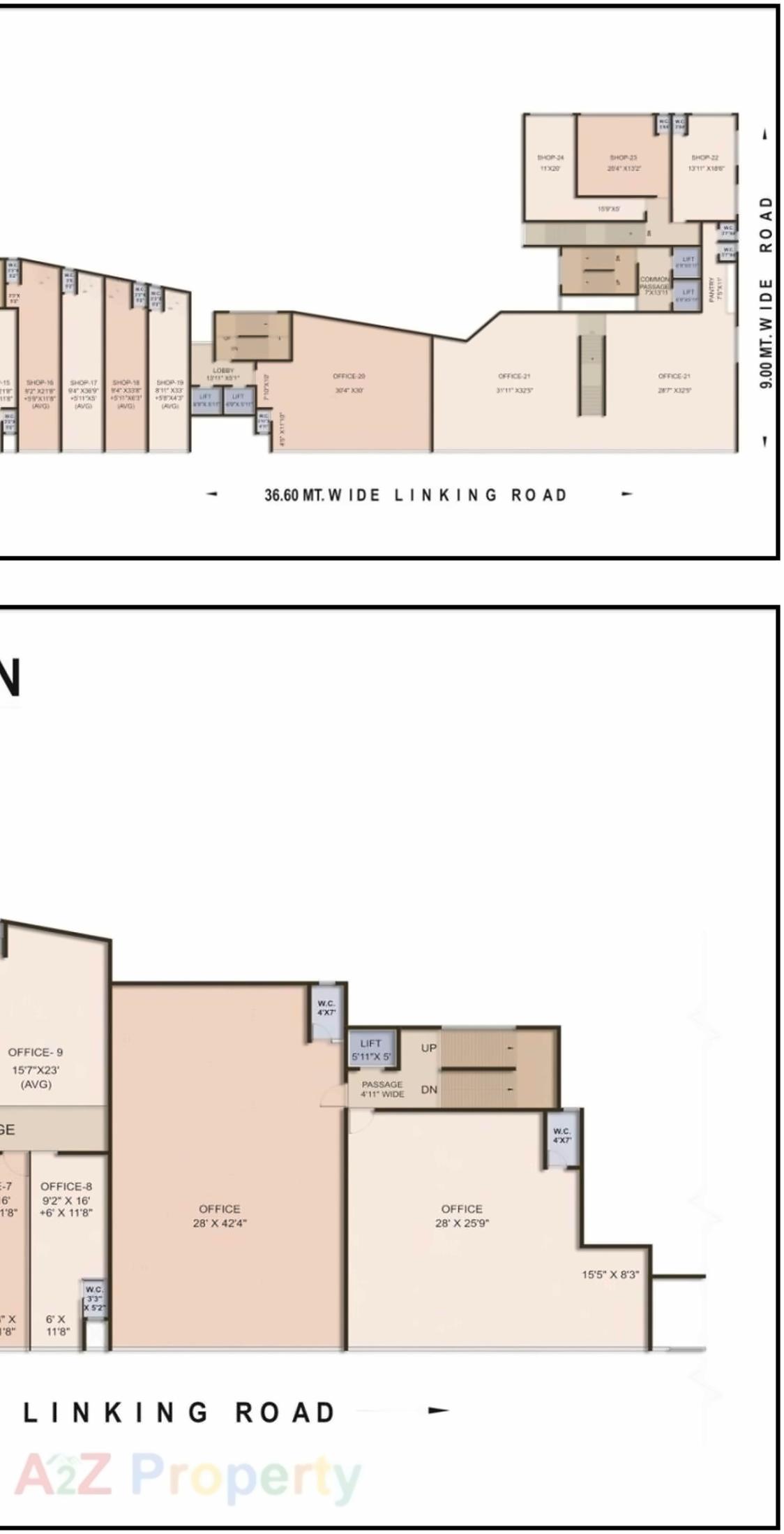Layout of real estate project Shreedham Splendour located at Andheri, MumbaiSuburban, Maharashtra