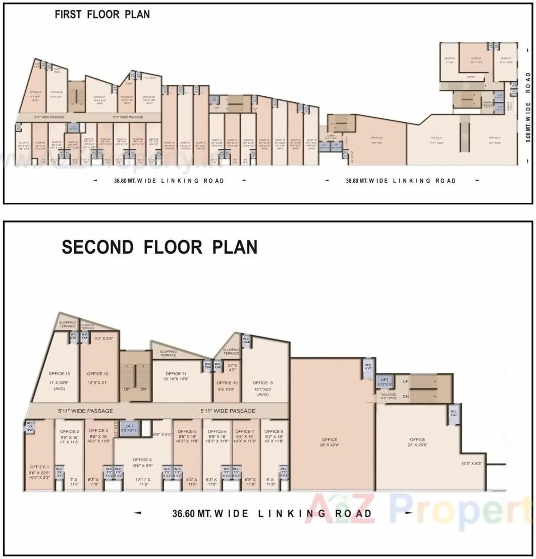 Layout of real estate project Shreedham Splendour located at Andheri, MumbaiSuburban, Maharashtra