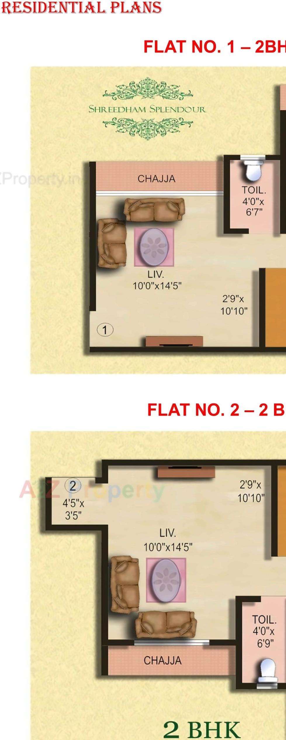 Layout of real estate project Shreedham Splendour located at Andheri, MumbaiSuburban, Maharashtra