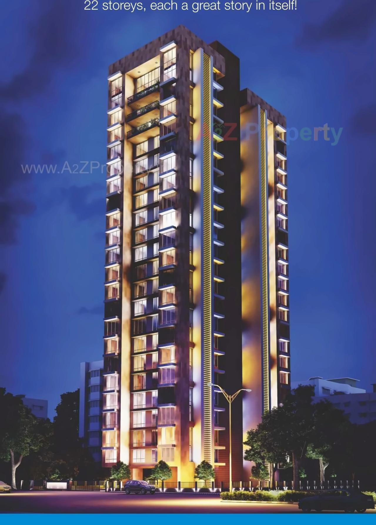 3D Elevation of real estate project Shreeji Harmony located at Kurla, MumbaiSuburban, Maharashtra