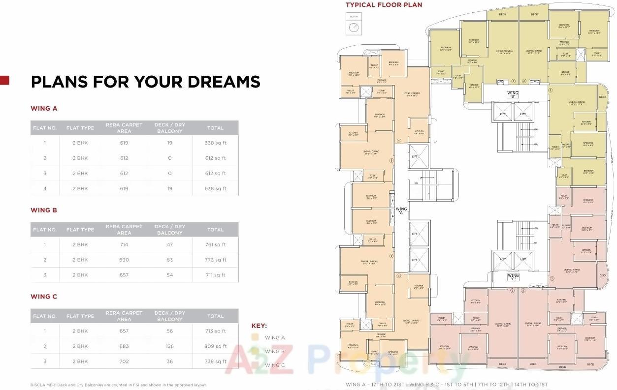 Layout of real estate project Siddhivinayak located at Borivali, MumbaiSuburban, Maharashtra