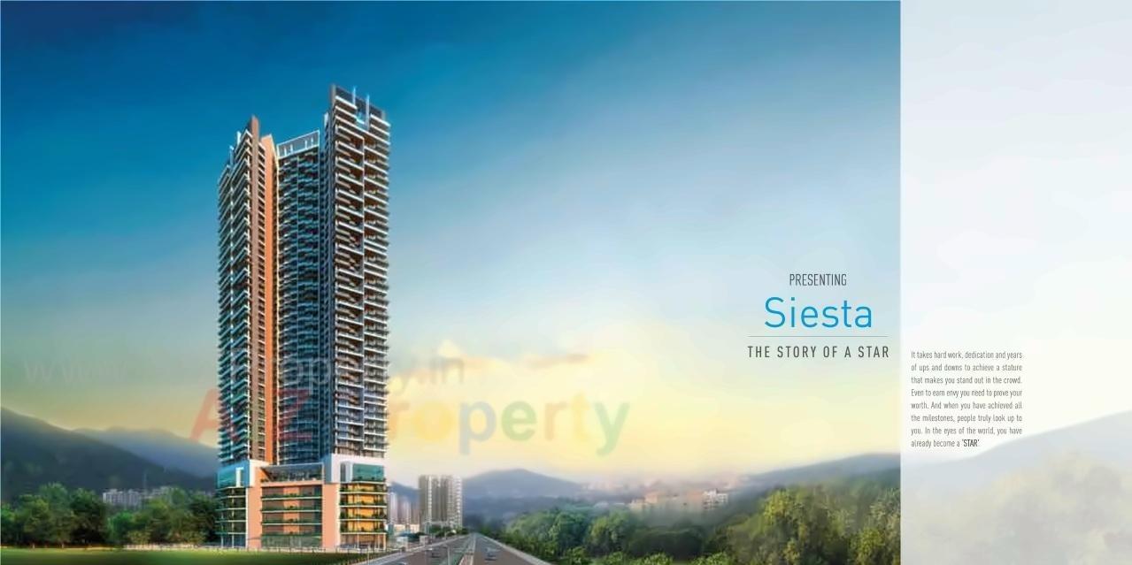 3D Elevation of real estate project Siesta located at Andheri, MumbaiSuburban, Maharashtra