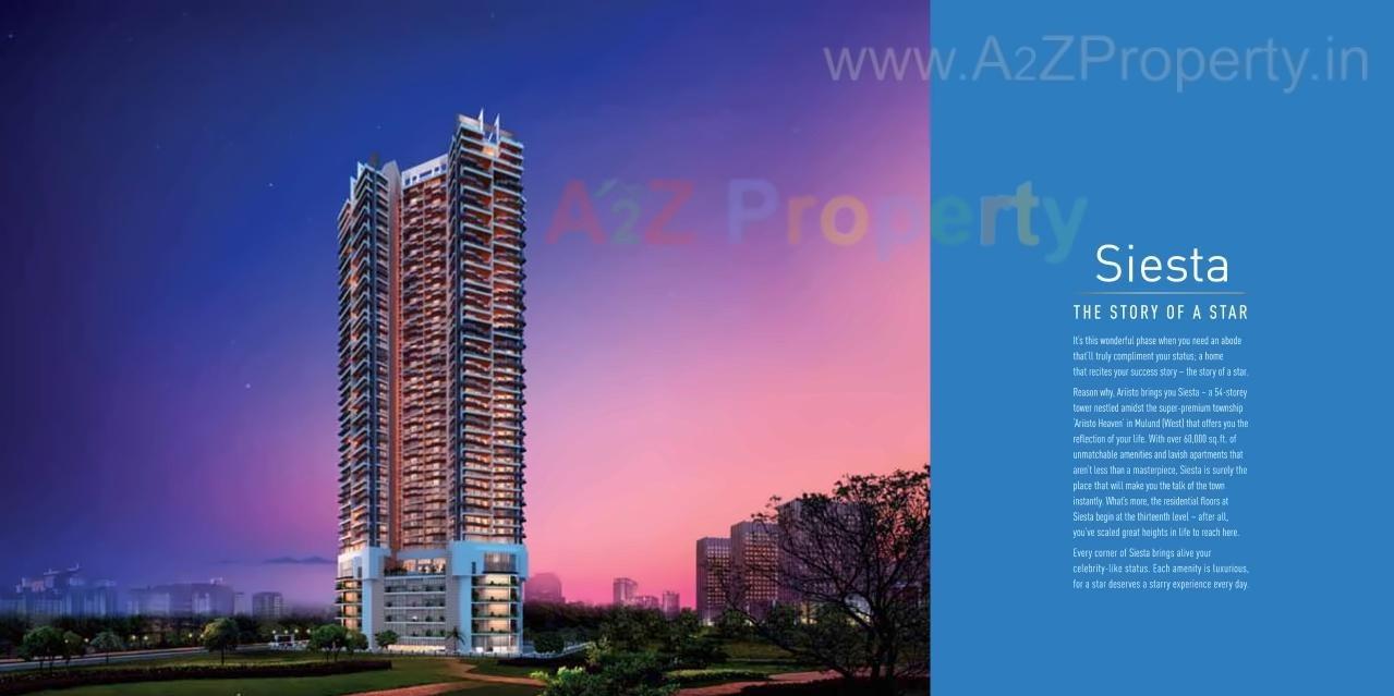 3D Elevation of real estate project Siesta located at Andheri, MumbaiSuburban, Maharashtra