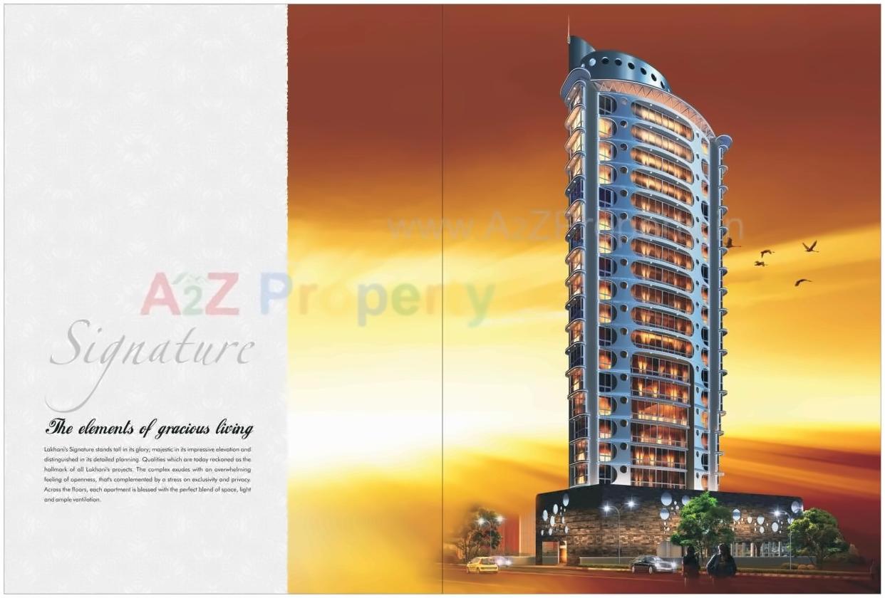 3D Elevation of real estate project Signature located at Greater-mumbai-m-corp-part-802794, MumbaiSuburban, Maharashtra