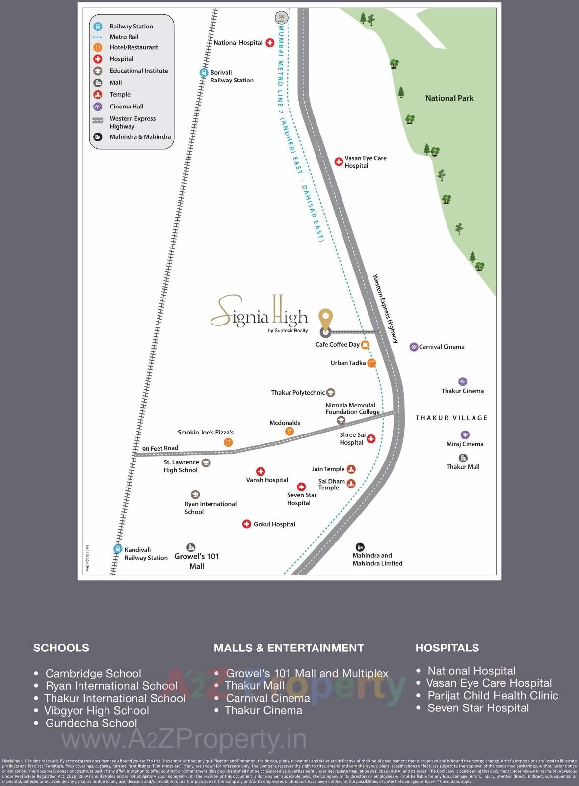  of real estate project Signia High, Magathane, Western Express Highway, Borivali East located at Borivali, MumbaiSuburban, Maharashtra