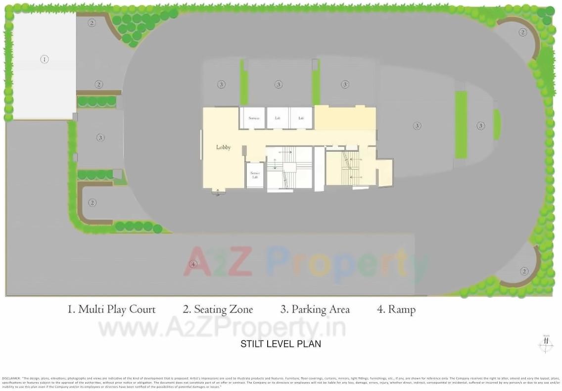 Layout of real estate project Signia High, Magathane, Western Express Highway, Borivali East located at Borivali, MumbaiSuburban, Maharashtra