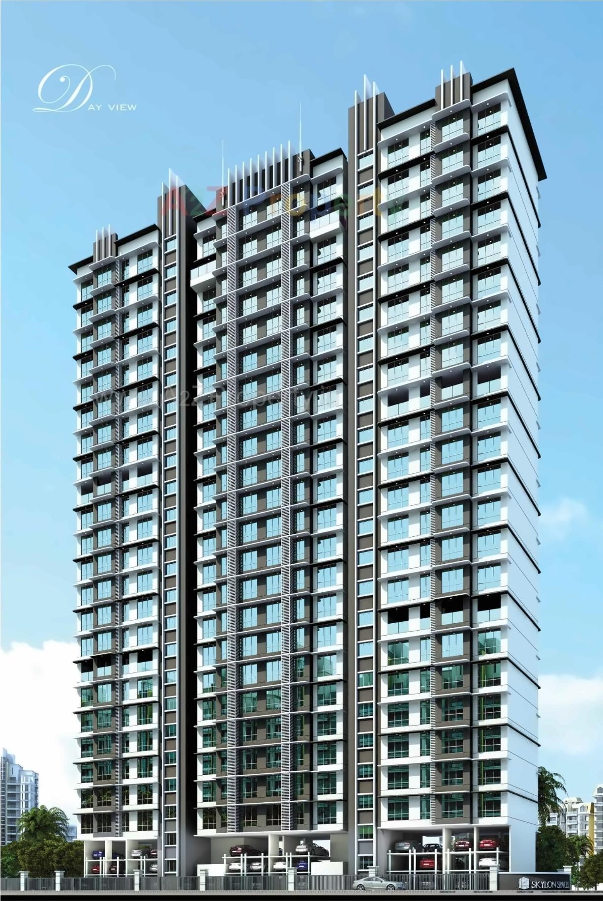 3D Elevation of real estate project Skylon Spaces located at Borivali, MumbaiSuburban, Maharashtra