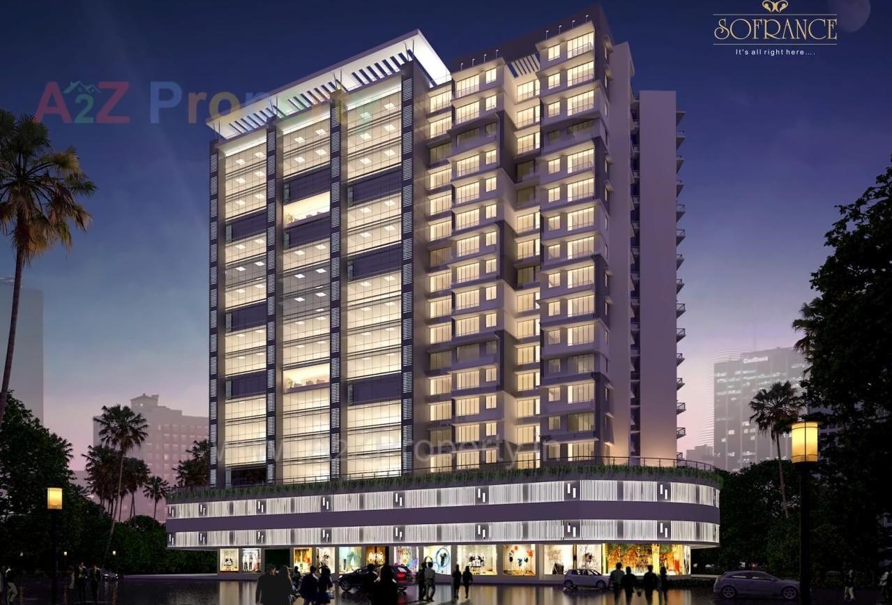 3D Elevation of real estate project Sofrance located at Kurla, MumbaiSuburban, Maharashtra
