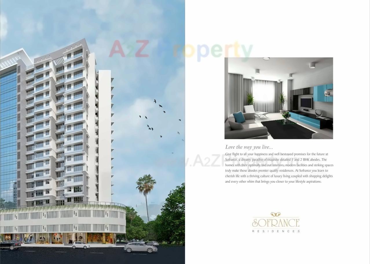 3D Elevation of real estate project Sofrance located at Kurla, MumbaiSuburban, Maharashtra