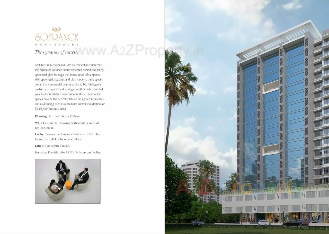 3D Elevation of real estate project Sofrance located at Kurla, MumbaiSuburban, Maharashtra