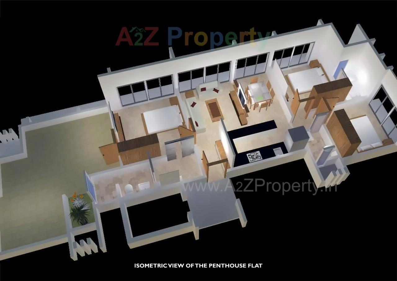 Layout of real estate project Solaris Platinum located at Andheri, MumbaiSuburban, Maharashtra