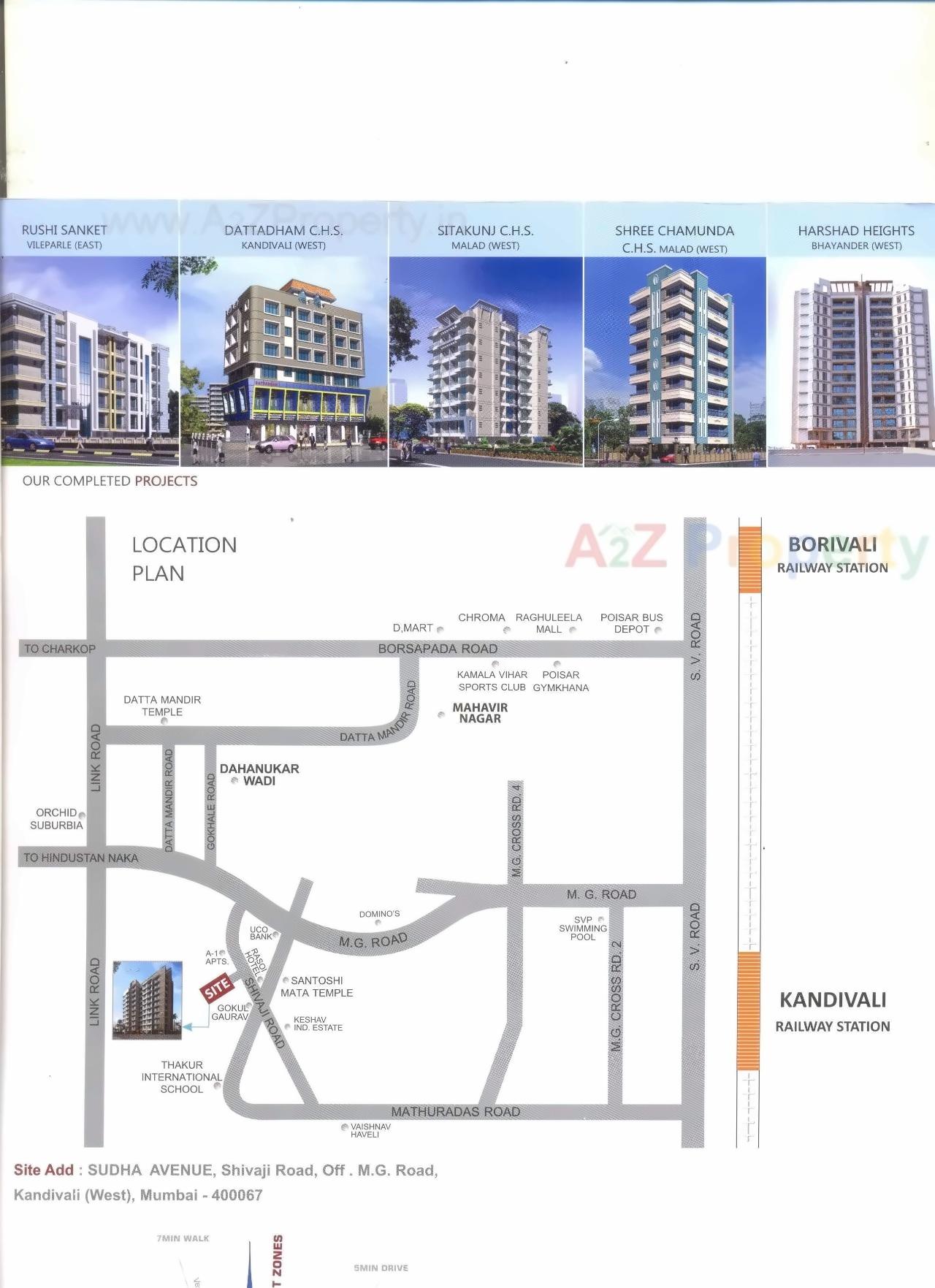  of real estate project Sudha Avenue located at Borivali, MumbaiSuburban, Maharashtra