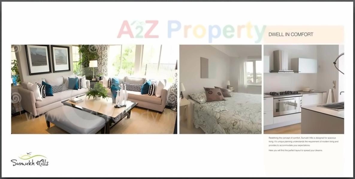 3D Elevation of real estate project Sumukh Hills located at Borivali, MumbaiSuburban, Maharashtra