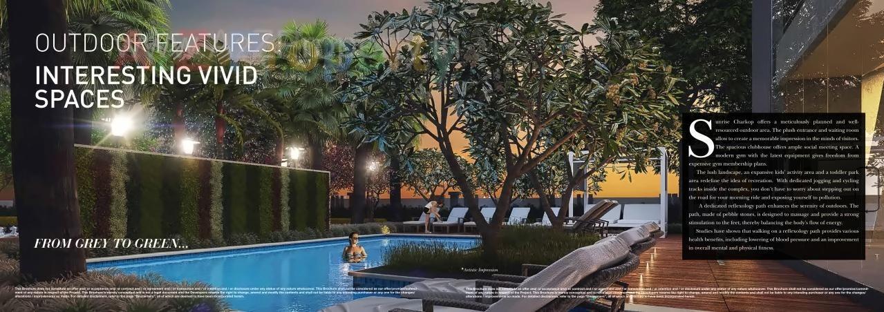 3D Elevation of real estate project Sunrise Charkop located at Borivali, MumbaiSuburban, Maharashtra