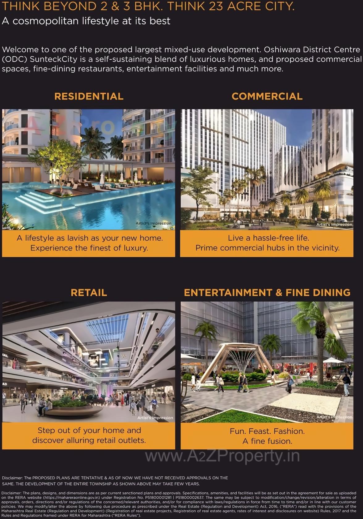  of real estate project Sunteck City Avenue located at Borivali, MumbaiSuburban, Maharashtra