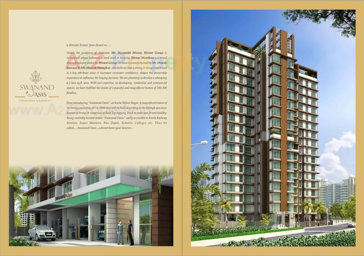 3D Elevation of real estate project Swanand located at Kurla, MumbaiSuburban, Maharashtra